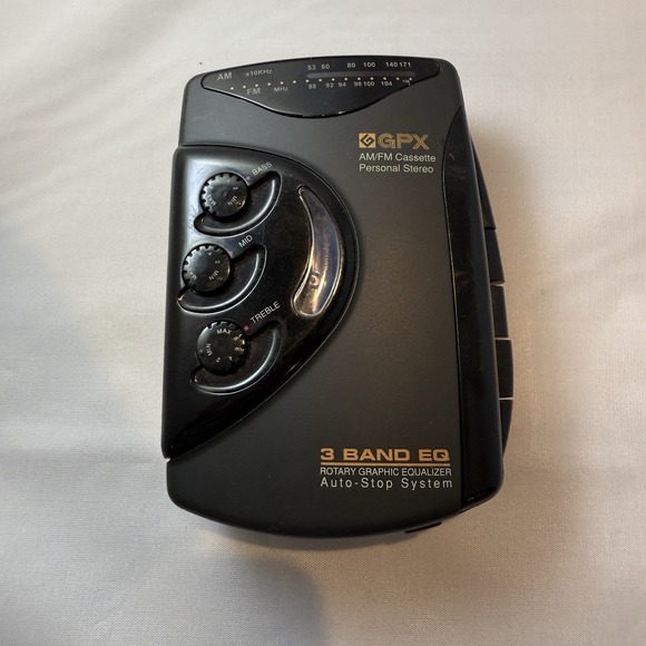 GPX Personal Cassette Player with Radio Model W/AC Adapter Tested/Working C3124U - Picture 1 of 8